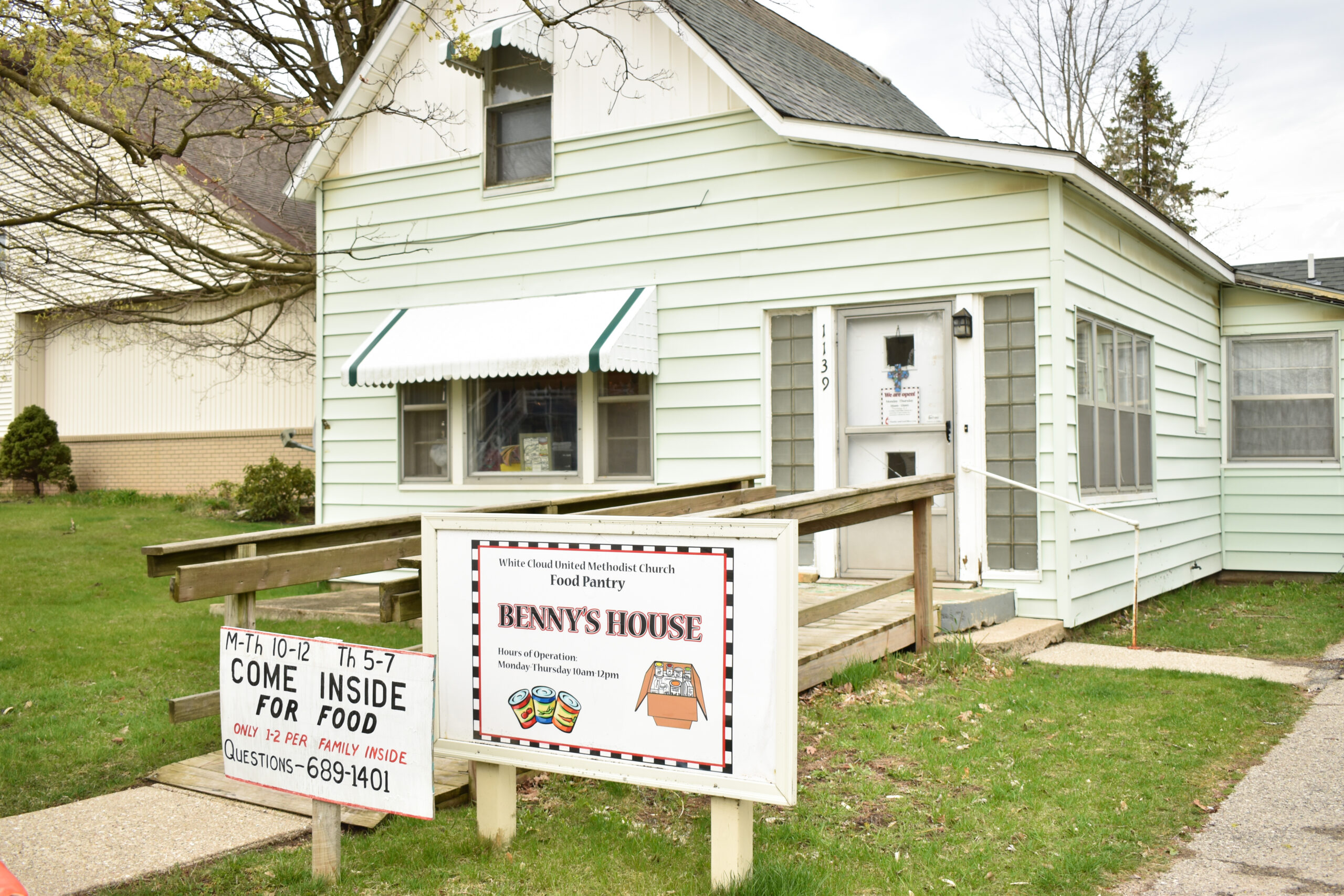 How Benny’s House Food Pantry Fills “A big need” in White Cloud